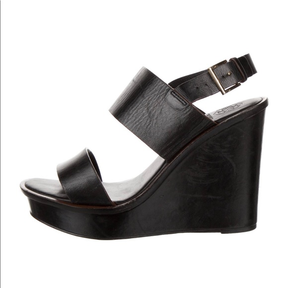 Sold Tory Burch Slingback Platform wedge Sandal - Picture 2 of 5